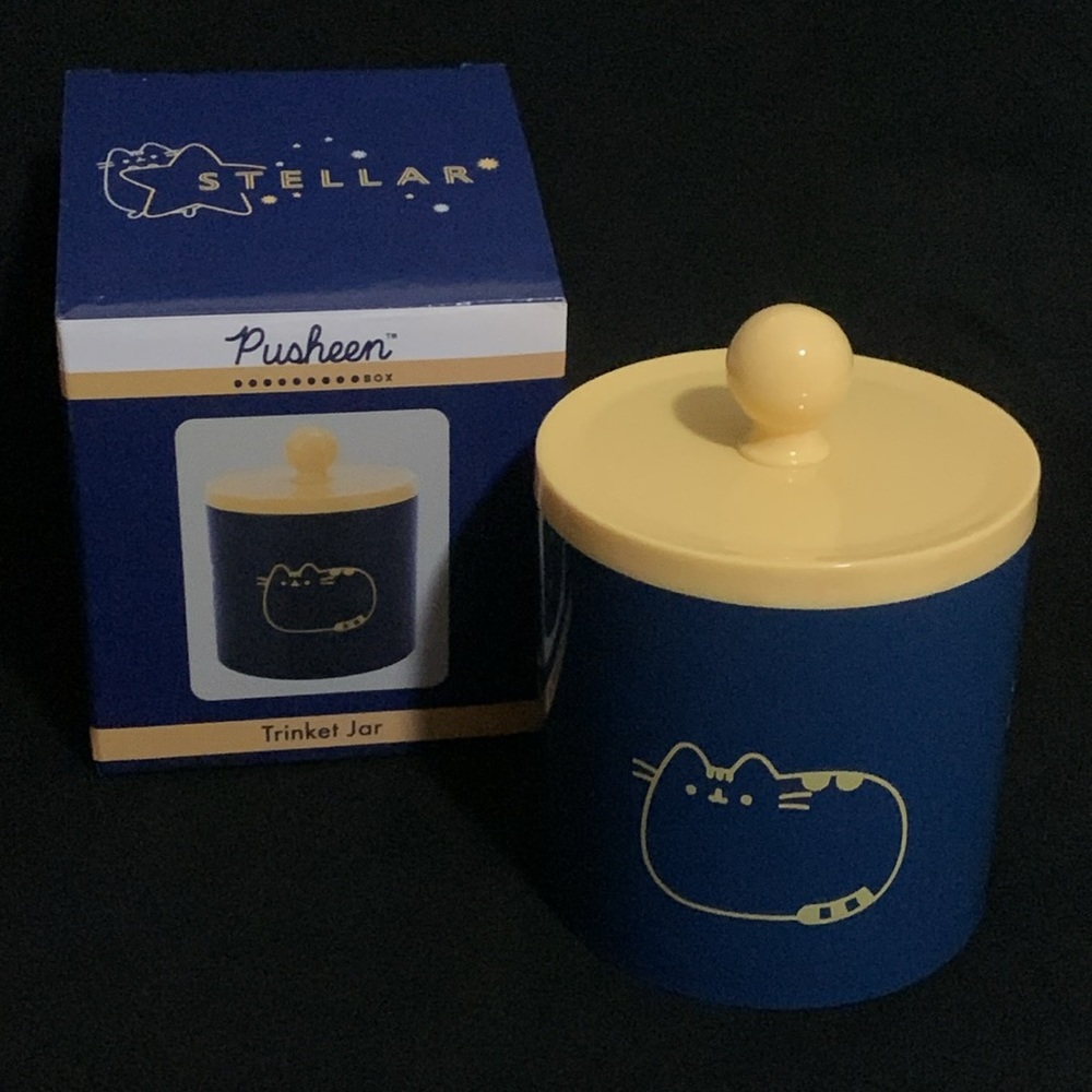NWT Pusheen Stellar Galaxy Theme Trinket Jar